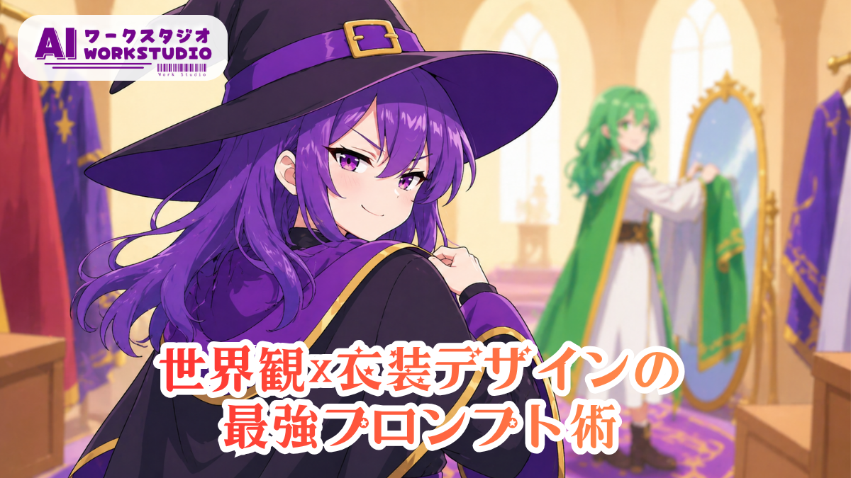 AIオリキャラが一気に化ける！世界観×衣装デザインの最強プロンプト術