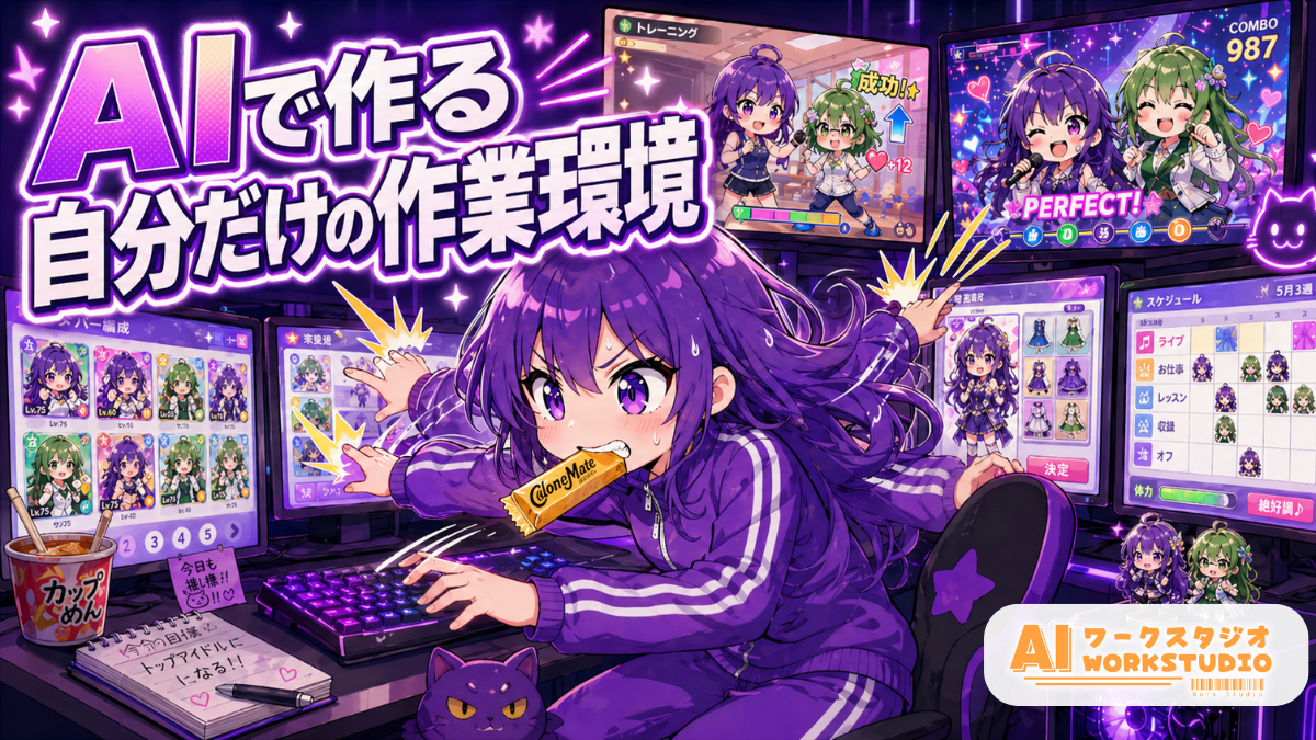 まずはこれだけ！AIで作る自分だけの作業環境