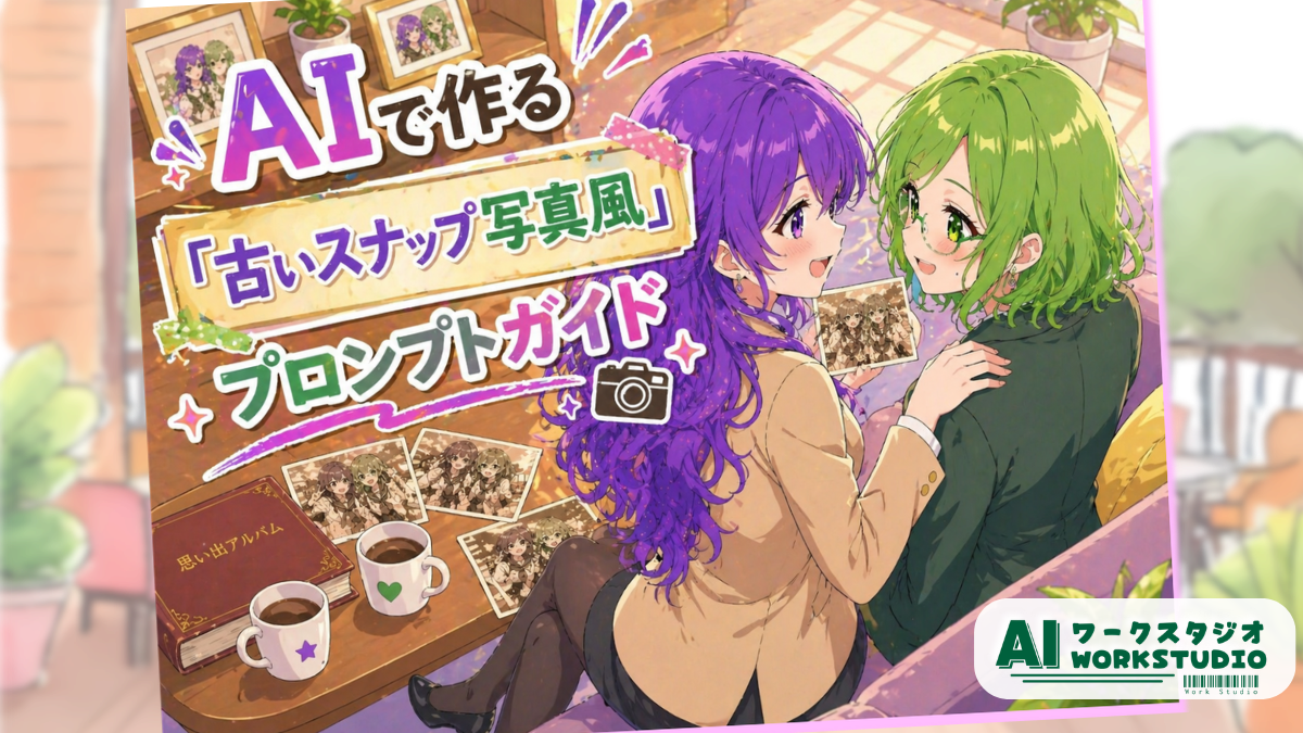 素人感が逆にエモい。AIで作る「古いスナップ写真風」プロンプトガイド